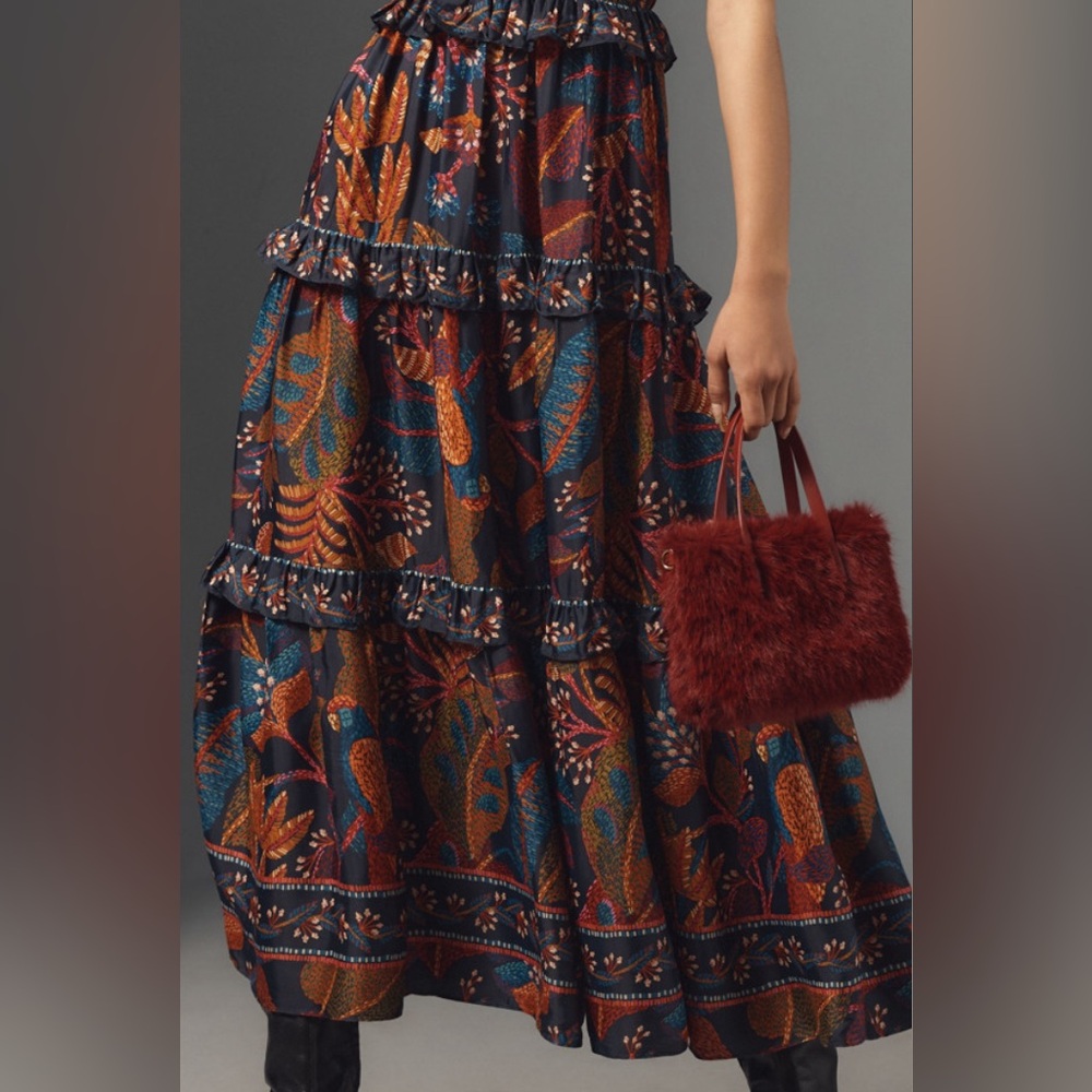 FARM Rio Navy Multicolor Floral Paisley Maxi Dress - Picture 4 of 16